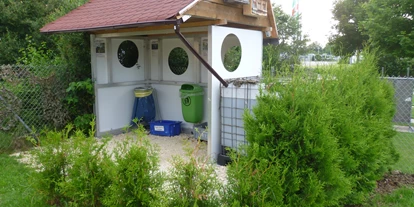 Reisemobilstellplatz - Entsorgung Toilettenkassette - Mönchsdeggingen - Mülltrennung und Entsorgung - Wohnmobilpark Wertingen