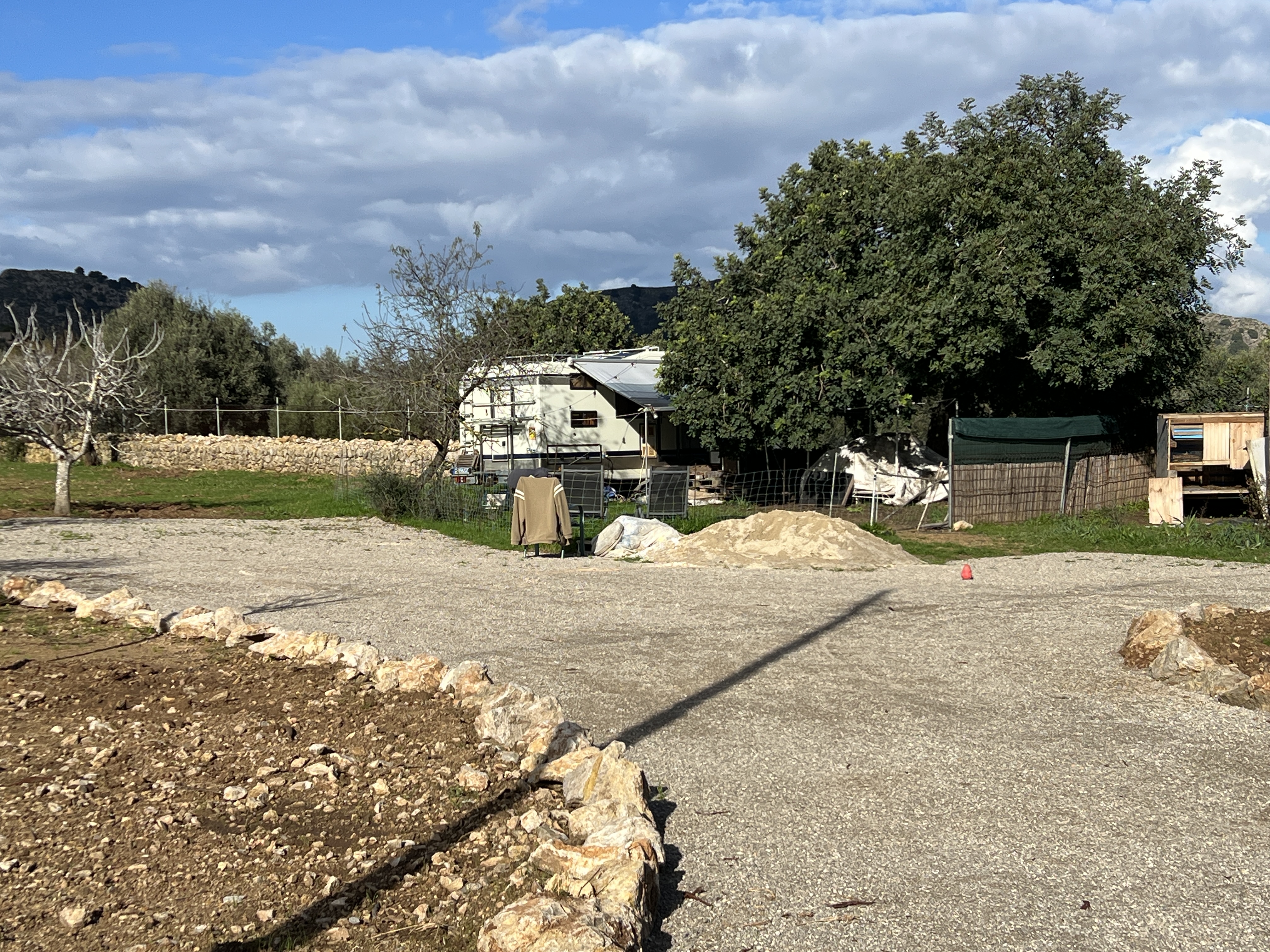 área de autocaravanas - Weg auf der Finca - Mallorca finca love
