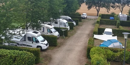 Parkeerplaats voor camper - Wohnwagen erlaubt - Saksen - Gemeindecampingplatz Haselbachtal