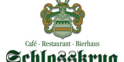 Motorhome parking space - Vlotho - Schloss-Wappen  (erb.1257) - Café-Restaurant Schlosskrug