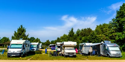 Place de parking pour camping-car - SUP Möglichkeit - Welzow - Stellplätze - Wohnmobilstellplatz Seestrand Buchwalde