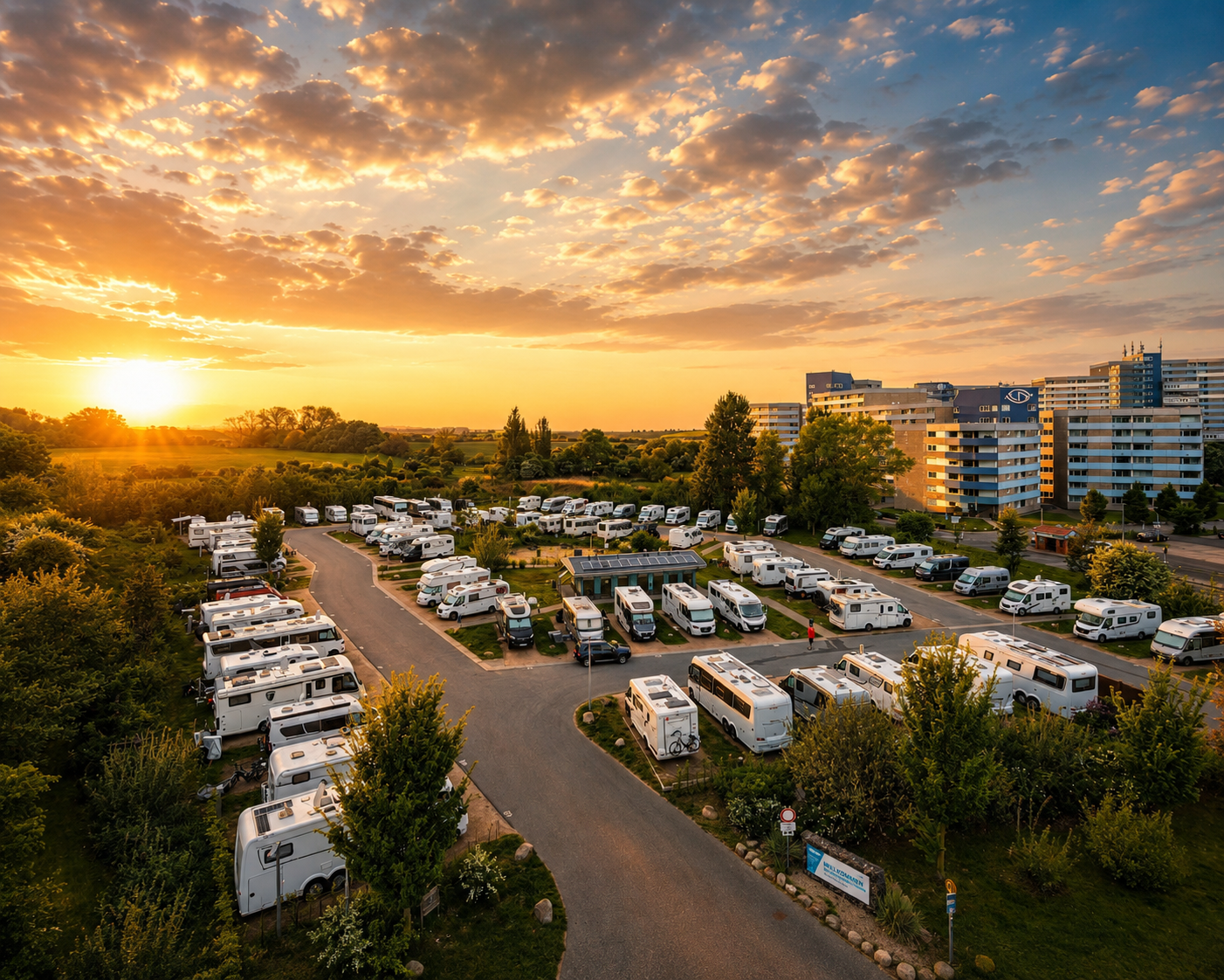 Wohnmobilstellplatz - Womopark-Heiligenhafen