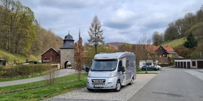 Place de parking pour camping-car - Quedlinburg - Stellplatz am Rittertor in Stolberh/Harz - Stellplatz am Rittertor