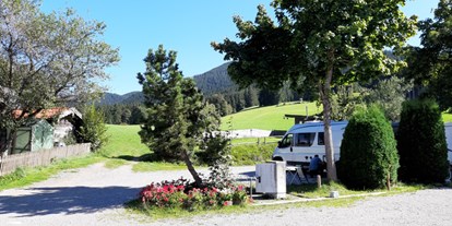 Motorhome parking space - Sauna - Saulgrub - Stellplatz - Campingoase-Reindl