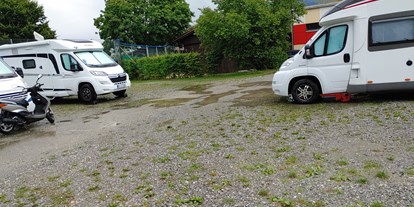 Motorhome parking space - Sauna - Bavaria - Wohnmobilpark am Tenniszentrum Bernau