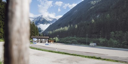 Motorhome parking space - Wohnwagen erlaubt - Italy - Camping Speikboden