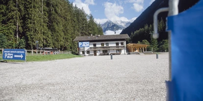 Parkeerplaats voor camper - öffentliche Verkehrsmittel - Südtirol - Camping Speikboden