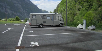 Reisemobilstellplatz - Art des Stellplatz: ausgewiesener Parkplatz - Flumserberg Tannenheim - Stellplätze - Glarus, Buchholz,