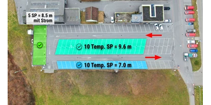 Reisemobilstellplatz - Art des Stellplatz: ausgewiesener Parkplatz - Flumserberg Tannenheim - Erweiterung Stellplatz
Reisesaison 2021 - Glarus, Buchholz,