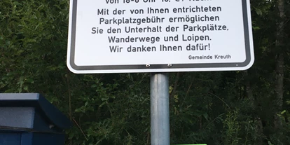 Motorhome parking space - Umgebungsschwerpunkt: Berg - Urfeld, Oberbayern - Wanderparkplatz Wildbad Kreuth 