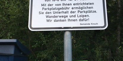 Motorhome parking space - Umgebungsschwerpunkt: Berg - Bad Tölz - Wanderparkplatz Wildbad Kreuth 