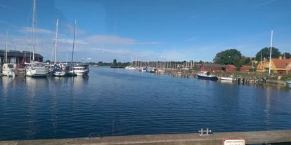 Parkeerplaats voor camper - Duschen - Karrebæksminde - Eindrücke aus Skælskør - Skaelskor Havn