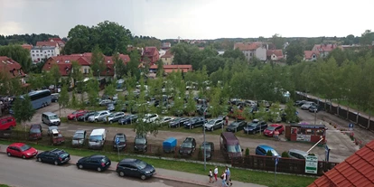 Reisemobilstellplatz - Stromanschluss - Mikołajki - Parking - Camper Park  , Autocamp   Inter Mazury