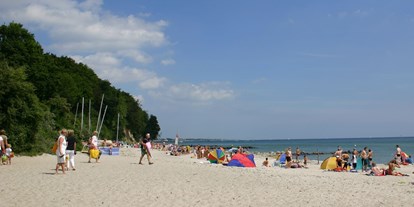 Reisemobilstellplatz - Umgebungsschwerpunkt: Strand - Grömitz - Natursandstrand - Ostsee-Campingplatz Kagelbusch