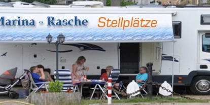 Reisemobilstellplatz - Art des Stellplatz: eigenständiger Stellplatz - Rodenberg - Stellplatz Marina Rasche Werft