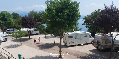 Parkeerplaats voor camper - Art des Stellplatz: eigenständiger Stellplatz - Cannero Riviera VB - Area Camper Super Attrezzata