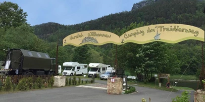 Posto auto camper - Radweg - Chabařovice - Campingplatz am Treidlerweg