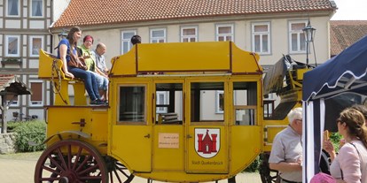 Motorhome parking space - Wohnwagen erlaubt - Harz - Hansetage - Hotel & Wirtshaus Sauer