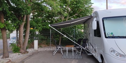 Motorhome parking space - Wohnwagen erlaubt - Eilenburg - Ruhe genießen. - Wohnmobilstellplatz Leipzig Zentrum und Zoo