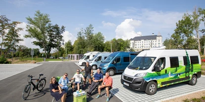 Parkeerplaats voor camper - Art des Stellplatz: bei Gaststätte - Rehau - Wohnmobilstellplatz Plauen