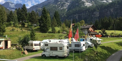 Reisemobilstellplatz - WLAN: am ganzen Platz vorhanden - Unterbäch VS - Camping Rendez-vous