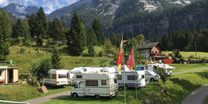 Motorhome parking space - Skilift - Mülenen - Camping Rendez-vous