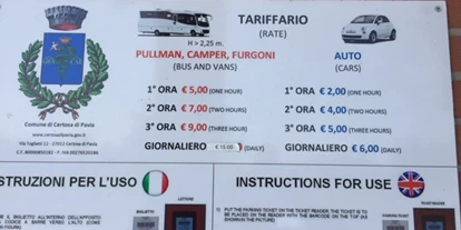 Parkeerplaats voor camper - Mailand - Certosa di Pavia