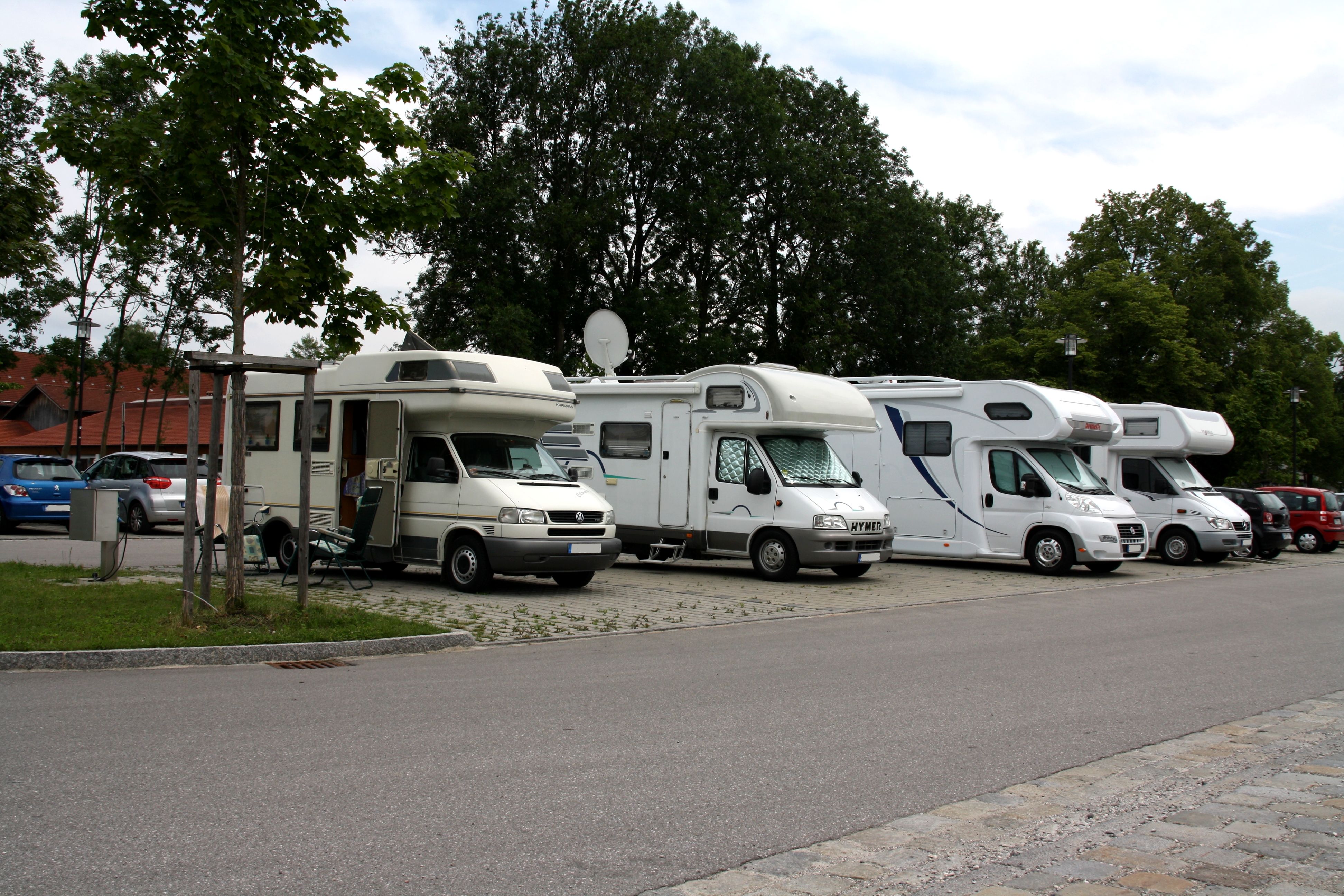 Wohnmobilstellplatz - Wohnmobilstellplatz am Bahnhof - Wohnmobilstellplatz Murnau a. Staffelsee