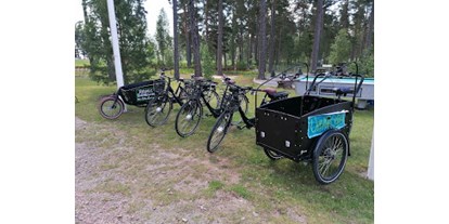 Reisemobilstellplatz - Art des Stellplatz: bei Gewässer - Schweden - Elektrofahrrad  - Verleih - Norra Dellen Familjecamping
