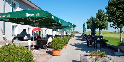 Reisemobilstellplatz - Art des Stellplatz: beim Golfplatz - Zaubertal - Der Gastgarten - Metzenhof