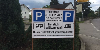 Parkeerplaats voor camper - Restaurant - Greding - Privater Stellplatz - Am Maibaum Denkendorf