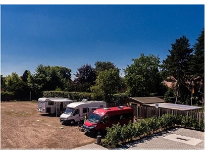 Motorhome parking space - Grauwasserentsorgung - Münsterland - Seit Anfang Juli 2018 können Wohnmobilisten nun auch Emsdetten ansteuern und vom zentral gelegenen Platz aus die Stadt und die Umgebung erkunden. - Wohnmobil-Stellplatz Emsdetten
