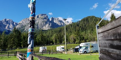 Motorhome parking space - Grauwasserentsorgung - Trentino-South Tyrol - Sitting bull ranch 