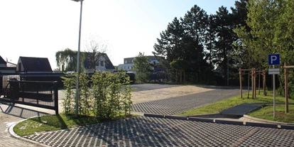 Parkeerplaats voor camper - Stromanschluss - Schkeuditz - Wohnmobilstellplatz "An den Linden" in Brehna