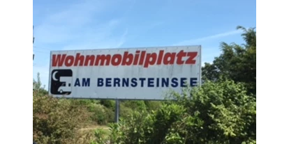 Reisemobilstellplatz - Angelmöglichkeit - Schwerinsdorf - Stellplatz am Bernsteinsee