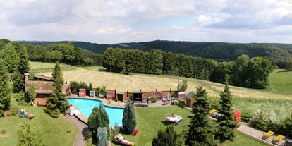 Reisemobilstellplatz - Swimmingpool - Wülfrath - Blick ins Bergische Land. - Eifgen- Sauna
