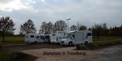 Reisemobilstellplatz - Hunde erlaubt: Hunde erlaubt - Traunstein (Landkreis Traunstein) - Stellplatz in Trostberg - Wohnmobilstellplatz Trostberg/Alz