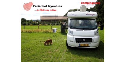 Reisemobilstellplatz - Bademöglichkeit für Hunde - Messingen - Beschreibungstext für das Bild - Ferienhof Nyenhuis