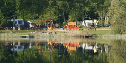 Reisemobilstellplatz - Umgebungsschwerpunkt: See - Kobrow - Spielplatz - Wohnmobilhafen am Luckower See