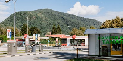 Reisemobilstellplatz - Frischwasserversorgung - Tessin - Grauwasserentsorgung  - Camper Area Tamaro