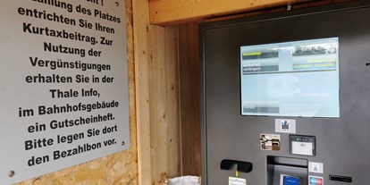 Motorhome parking space - Hunde erlaubt: Hunde erlaubt - Quedlinburg - Stellplatz "Kleine Mühle" 