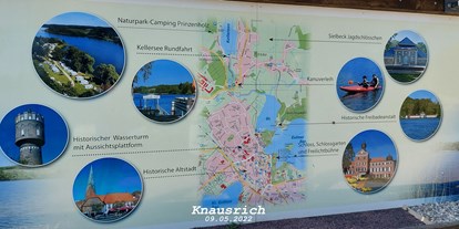 Motorhome parking space - Bademöglichkeit für Hunde - Ostsee - Naturpark Camping Prinzenholz