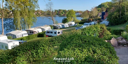 Reisemobilstellplatz - Bademöglichkeit für Hunde - Naturpark Camping Prinzenholz
