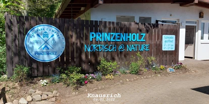 Reisemobilstellplatz - Stromanschluss - Krummbek - Naturpark Camping Prinzenholz