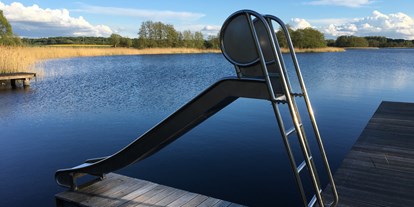 Reisemobilstellplatz - Frischwasserversorgung - Carpin - Badespaß garantiert - Seeweide Naturcamping Penzlin