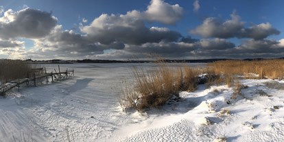 Reisemobilstellplatz - Umgebungsschwerpunkt: Strand - Vorpommern - Winterimpression am Selliner See (ca. 1 km vom Stellplatz) - Ankerplatz Hanseat