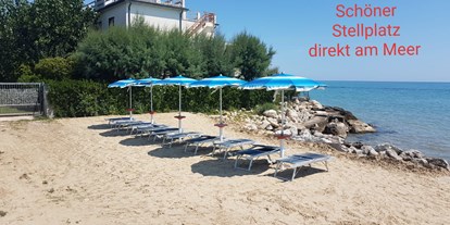Motorhome parking space - Cologna Spiaggia - Agricamping Noara Beach 