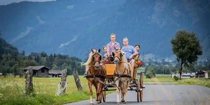 Reisemobilstellplatz - Wohnwagen erlaubt - Hütten (Leogang) - Kutschen fahren am Eggerhof - Eggerhof Saalfelden