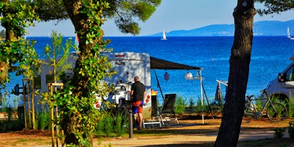 Reisemobilstellplatz - Bademöglichkeit für Hunde - Kroatien - Premium mare - Lopari Camping Resort****