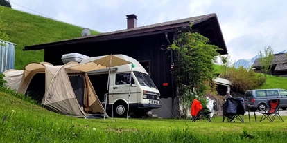 Reisemobilstellplatz - Art des Stellplatz: bei Bergbahn - Dünserberg - Latangerhüsli auf 1020m